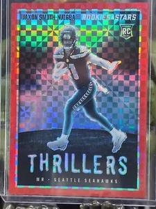 2023 Panini Rookies and Stars THRILLERS Red Plaid Jaxon Smith Njigba TH-27 (RC) - Picture 1 of 2