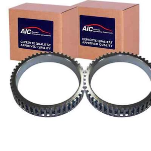 2X AIC ABS-SENSORRINGE VORNE BEIDSEITIG PASSEND FÜR HYUNDAI GETZ I10 KIA - Bild 1 von 4