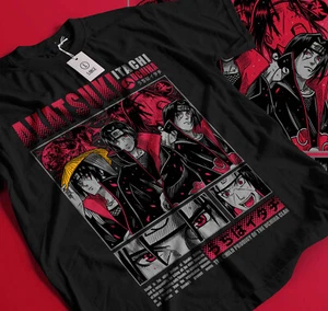 Naruto Itachi Uchiha T-shirt Pain Akatsuki Horror Anime Gift T-shirt best 195 - Picture 1 of 6