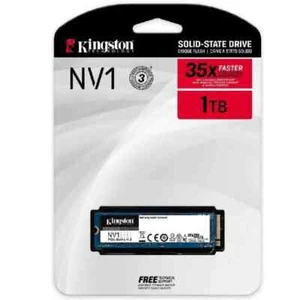 Kingston NV1 1TB NVMe PCIe 3.0 x4 M.2 SSD – High-Speed Storage for Laptops & PCs - Afbeelding 1 van 4