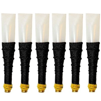 AJW Cañas sintéticas para cantor de práctica de gaita 6 piezas/cañas cantadoras de práctica