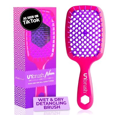 FHI Heat UNbrush Detangling Brush for Pain-Free Brushing on All Wet or Dry Hair