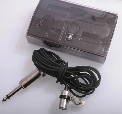 Realistic Condenser Microphone No. 33-1056A 600 OHMS Tie Pin/Lapel Clip - Image 1 of 4
