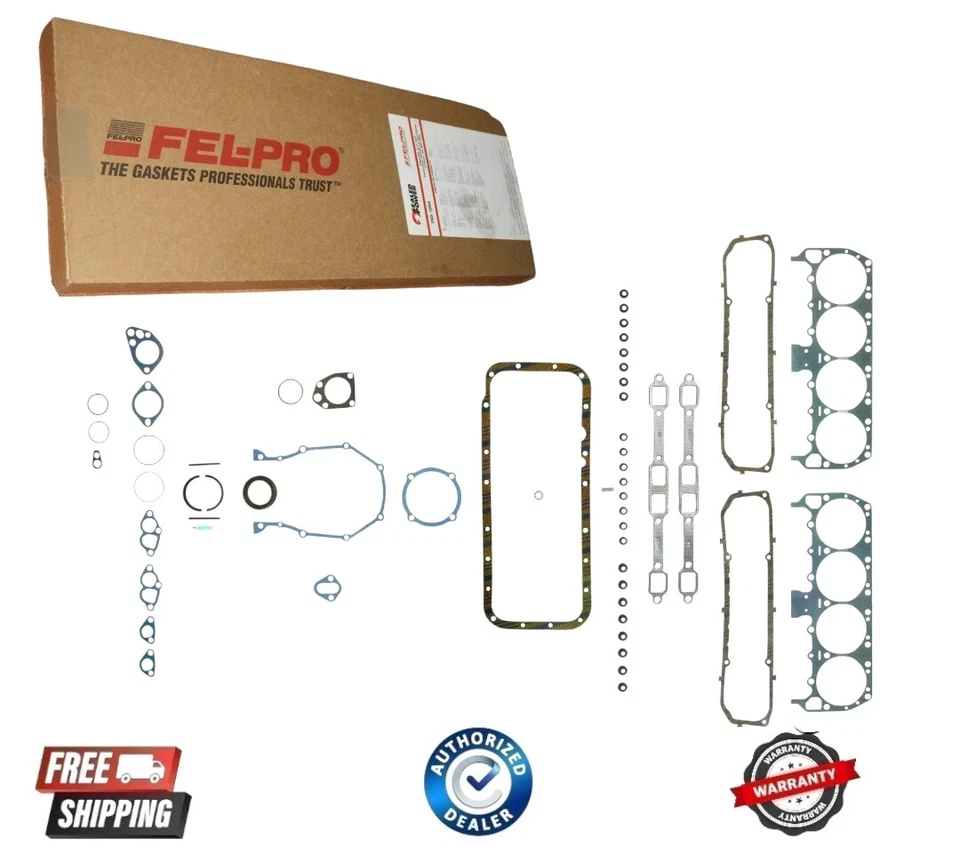 NUEVO FEL-PRO Kit de motor Juego de juntas completo Chrysler Dodge Plymouth 383 400 440 Foto 1 de 1