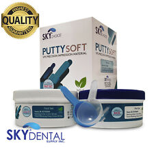 Dental Putty Fast / Regular Set PVS VPS Impression Material Mint Hexa 2 x 300 ml