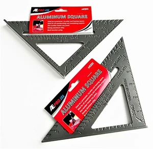 2 ATE PRO ALEACIÓN ALUMINIO VIGA DE MEDICIÓN INGLETE MARCO CUADRADOS TRANSPORTADOR 41241 - Imagen 1 de 1