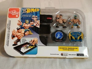 John Cena and Sin Cara Starter Set  WWE Rumblers APPtivity Toy Wresting Action - Picture 1 of 2