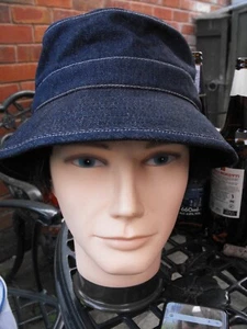 John Lewis Denim Bucket Hat. Size S/M 57/59 - Picture 1 of 6