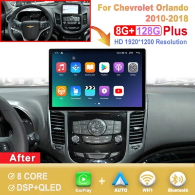 13.1 inch For Chevrolet Orlando 2010-2018 Car Radio Carplay Android Multimedia - Image 1 of 4