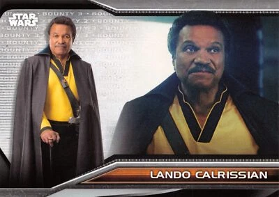 Star Wars Bounty Hunters (Topps 2021) LEVEL 3 BASE Card B3-24 / LANDO CALRISSIAN - Image 1 of 2