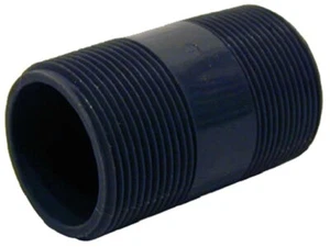 B&K 403-020 1/2" x 2" Schedule 80 PVC Pipe Nipple - Pack of 10 - Picture 1 of 2