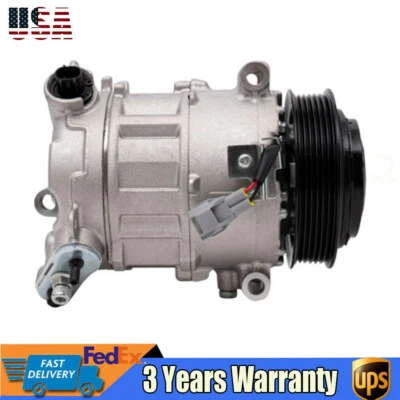 AC Compressor with Clutch for Dodge Dart 13-16 Sedan L4 1.4L L4 2.0L 68102839AD - Image 1 of 4