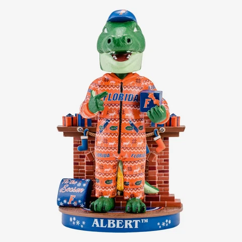Albert Florida Gators Holiday Mascot Bobblehead NCAA College Cover