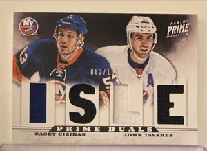 2012-13 Panini Prime Prime Duals #19 John Tavares/Casey Cizikas #82/100 - Picture 1 of 2