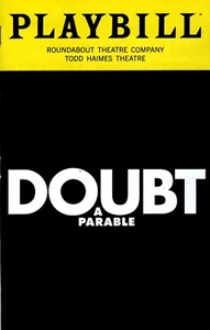 Playbill - Doubt - March 2024 - Amy Ryan and Liev Schreiber - plus flyer - Picture 1 of 4