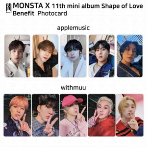 Monsta X 11. Mini Album Form der Liebe Fotokarte Apple Music Withmuu Vorteil - Bild 1 von 32