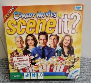 Scene it Comedy Movies Deluxe Edition Family Trivia Board Game - Picture 1 of 4