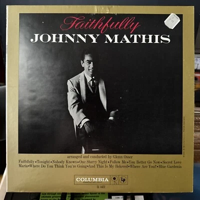 Johnny Mathis / Faithfully LP Columbia 1165 Mono - Image 1 of 4