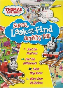 Thomas & Friends Super Look and Find Activity Pad (Pad: Children's, Activity Boo - Imagen 1 de 1
