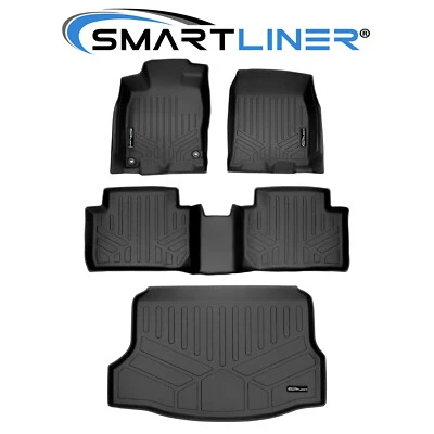 SMARTLINER Custom Fit Floor Mats Cargo Trunk Liner 2017-2021 Honda Civic Type R - Image 1 of 4