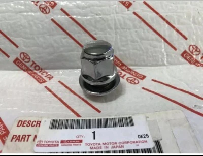 *NUEVO TUERCA DE RUEDA LEXUS GX460 GX470 OEM CROMO DE FÁBRICA 2003-2021 Foto 1 de 3