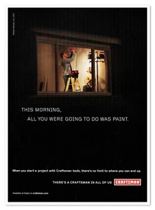 Craftsman Tools There's No Limit 2007 Full-Page Print Magazine Advertisement - Picture 1 of 4