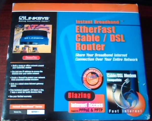 Router DSL Linksys Instantáneo Banda Ancha Etherfast Cable BEFSR11 EN CAJA Brillante - Imagen 1 de 1