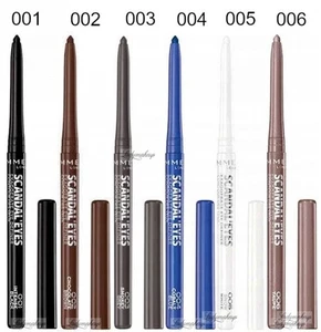 RIMMEL Scandal'Eyes Exaggerate 24HR Eyeliner Eye Definer Pencil - CHOOSE SHADE - Picture 1 of 10