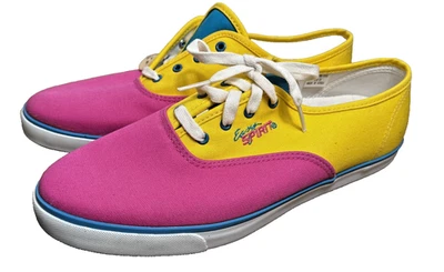 Vintage Easy Spirit Sneakers Bright Retro Colors Size 10 B Pink Yellow Blue NOS - Image 1 of 4