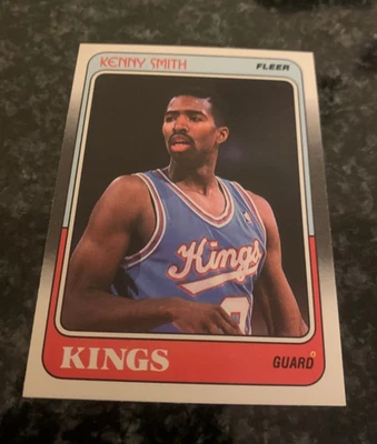 Baloncesto Fleer 1988-89 #100 Kenny Smith novato... casi nuevo-como nuevo Foto 1 de 2
