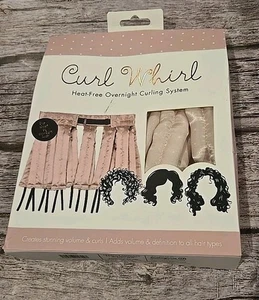 Tru Beauty SATIN CURL WHIRL HEAT-FREE OVERNIGHT CURLING SYSTEM New-Sealed (217) - Picture 1 of 2