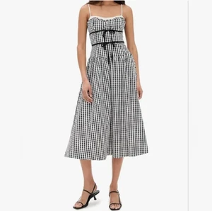 For Love And Lemons Midi Baumwollkleid Gr. S - Bild 1 von 8