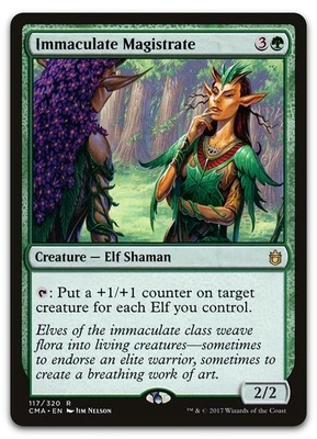 Immaculate Magistrate #117 (NM) Commander Anthology CMA Magic MTG - Image 1 of 2