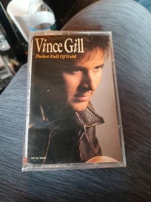 Vince Gill ‎ - Pocket Full Of Gold - Cassette Tape - 1991 Country Music - Image 1 of 2