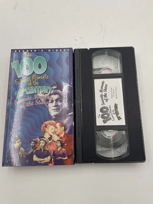 The 100 Funniest Moments 20th Century: Favorite Moments Of The Stars-  VHS Foto 1 de 4