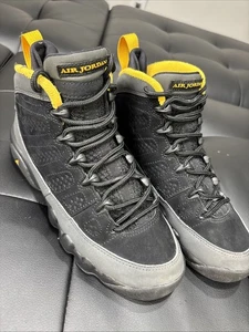 Nike Air Jordan 9 Retro GS Dark Charcoal Size 4Y 302359-070 missing insoles - Picture 1 of 16