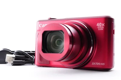 Canon PowerShot SX720 HS Red Near Mint Compact Digital 16.1MP Y3523 - Image 1 of 4