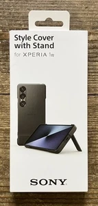 SONY XQZ-CBFS Style Cover with Stand Black Case for Xperia 1 VII New from Japan - Picture 1 of 4