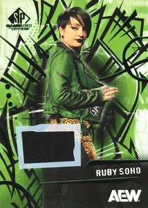 Tarjeta de reliquia de recuerdos parche verde SPGU AEW Ruby Soho #73 2025 - Imagen 1 de 2