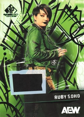 2025 SPGU AEW Ruby Soho #73 Green Patch Memorabilia Relic Card - Image 1 of 2