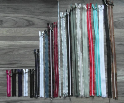 Reißverschluss Konvolut Reißverschlüsse teilbar - nicht teilbar -2 Wege, 20Stück - Bild 1 von 4