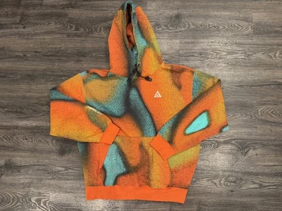 ($125 MSRP) Size Small - Nike ACG Therma-Fit Fleece Heat Map Hoodie DQ5789-891 - Image 1 of 2