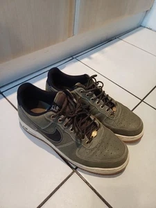 Nike Air Force 1 Low Medium Olive Uk Size 9.5 Uk Work Boot - Picture 1 of 10