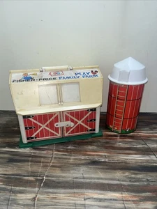 Vintage 1967 Fisher Price Family Play Farm #915 Little People Scheune und Silo - Bild 1 von 22