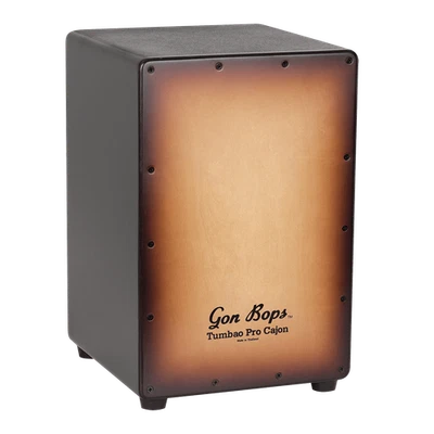 Gon Bops Tumbao Pro Cajon Burnt Toast Burst w/Gig Bag - Image 1 of 2