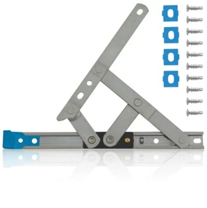 uPVC Window Hinges Universal Double Glazing Friction Stay PVC 13mm & 17mm Pair - Picture 1 of 2