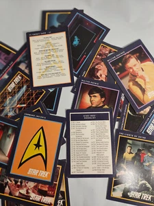 24 Star Trek (TV) Trading Cards 1991 Impel - Picture 1 of 6