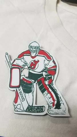 New Jersey Devils rare rubber Goaltender fridge magnet - NHL Cover