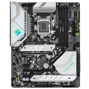 ASRock Z590 Steel Legend Motherboard ATX Intel Z590 LGA1200 DDR4 SATA3 M.2 HDMI - Picture 1 of 4
