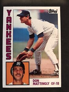 1984 Topps #8 Don Mattingly ROOKIE RC YANKEEES